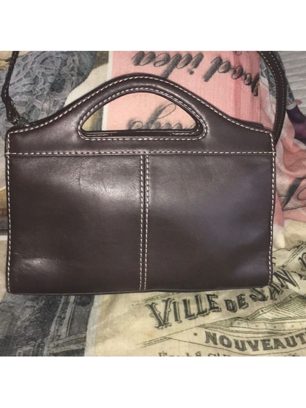 Fossil Genuine Leather Chestnut Brown Purse